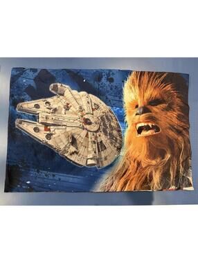 Star Wars Retro 80s Chewbacca Pillow Case EUC